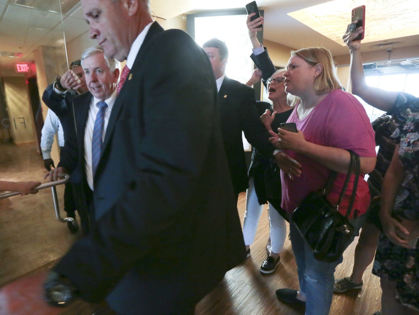 Confronting Gov. Mike Parson